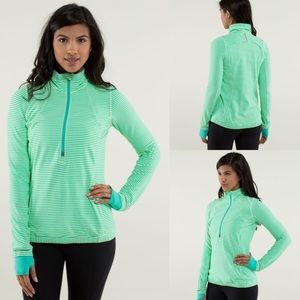 Rare • EUC Lululemon Forthright 1/2 Zip • sz 4
